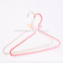 Pet Pearl Beads Elegant White Color Hanger Clothes